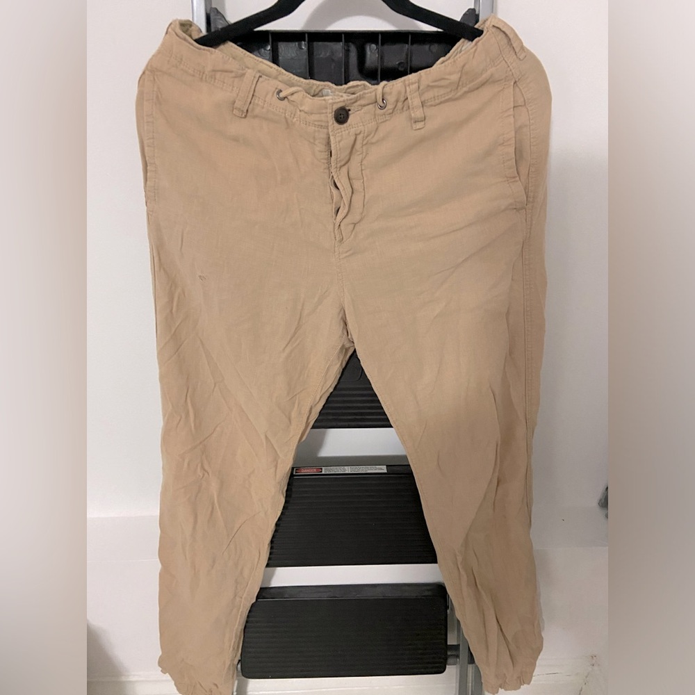 Casual Tan Brown Loungewear Trousers Pants
